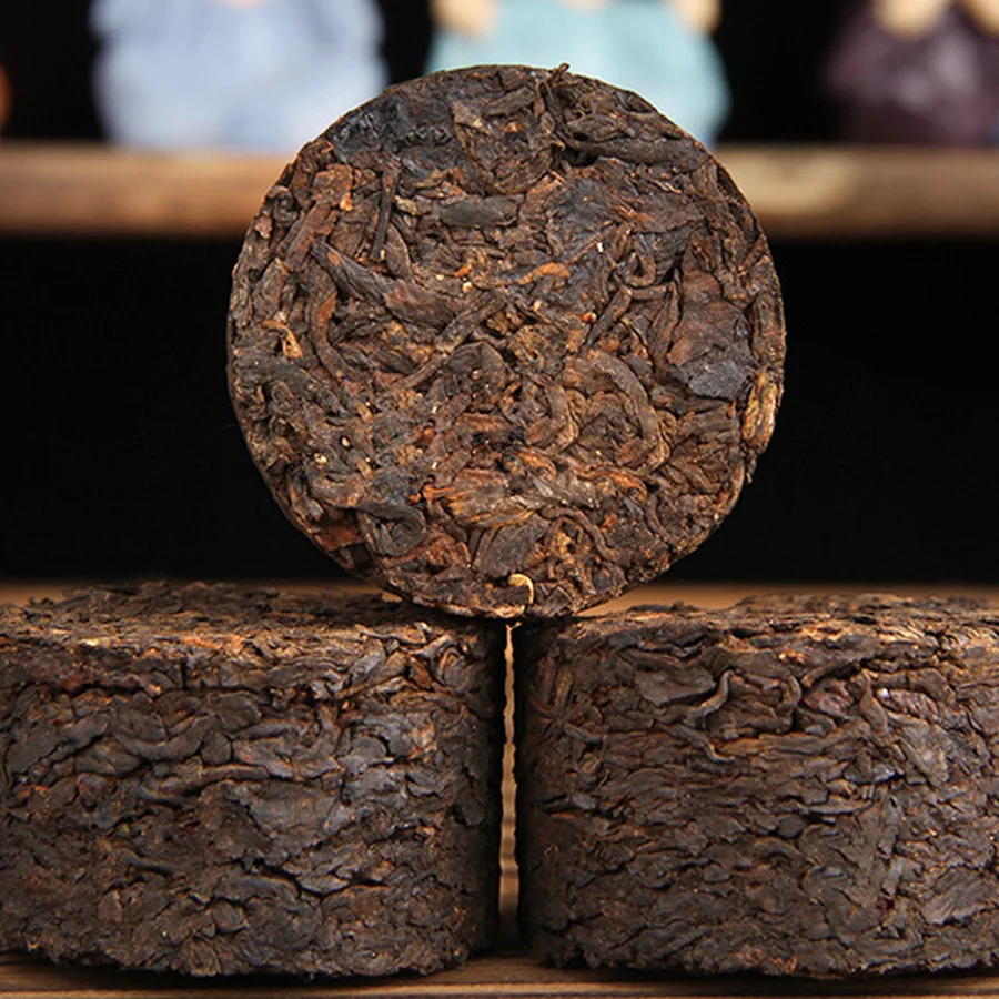 Шу пуэр с мандариновой коркой (陈皮普洱) — точа, выдержка сырья 2013 год, фасовка 500 г — фото