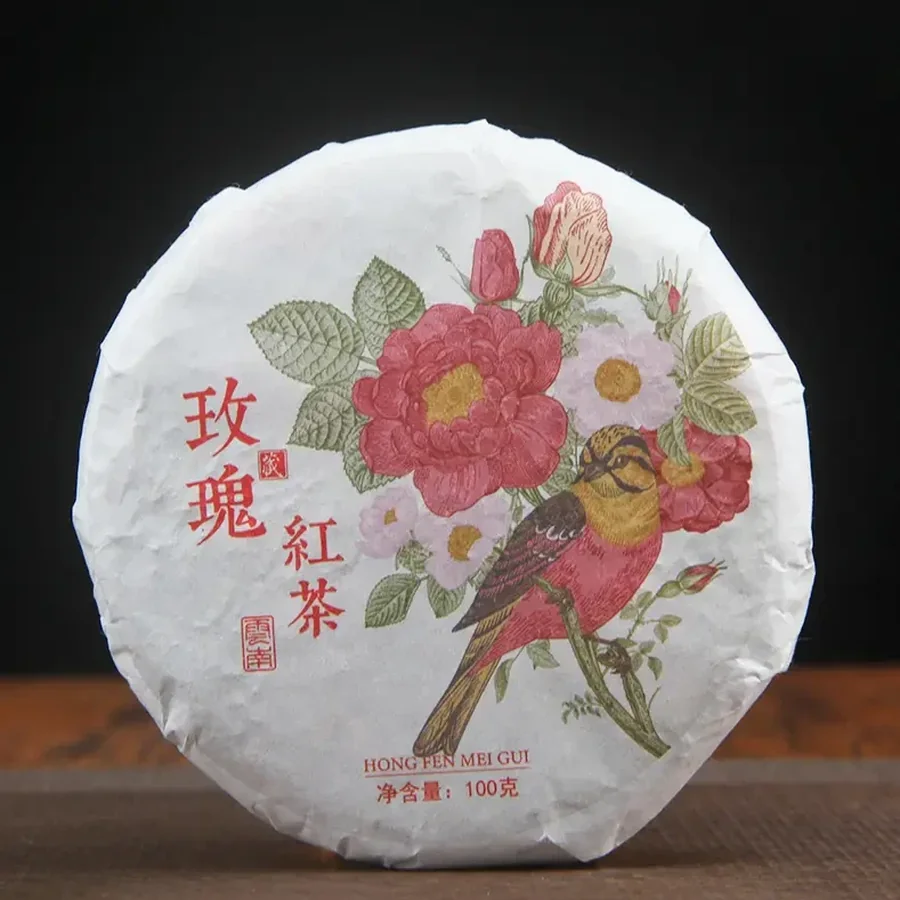 Шайхун с розой (diān hóng gǔ shù shài hóng 100гр 2022г